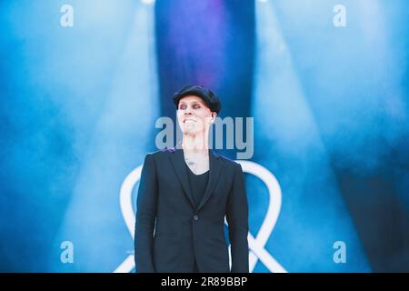 Copenhague, Danemark. 14th, juin 2023. L'ACT VV de Finlande donne un concert en direct lors du festival danois du métal lourd Copenhague 2023. (Crédit photo: Gonzales photo - Peter Troest). Banque D'Images