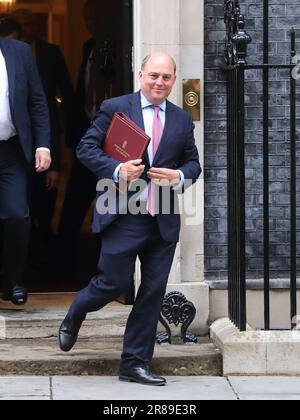 Londres, Royaume-Uni. 20th juin 2023. Ben Wallace, secrétaire d'État à la Défense, part après la réunion du Cabinet Downing Street no 10. Credit: Uwe Deffner/Alay Live News Banque D'Images