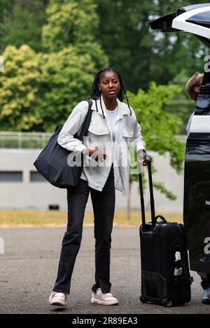 Clairefontaine en Yvelines, France. 20th juin 2023. Aissatou Tounkara de France lors de la rencontre de l'équipe française féminine, préparation de la coupe du monde de la FIFA 2023 sur la 20 juin 2023 au Centre National du football de Clairefontaine-en-Yvelines, France - photo Melanie Laurent/A2M Conseil sportif/DPPI crédit: DPPI Media/Alamy Live News Banque D'Images