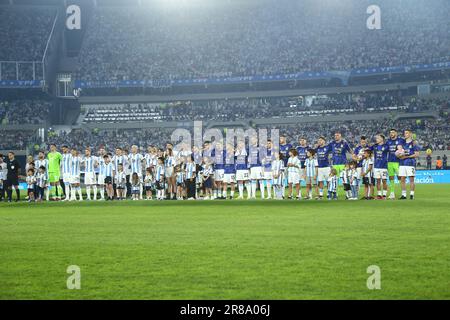 Champion du monde de l'équipe de football Argentine Banque D'Images