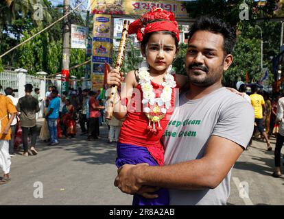 Rath Yatra est l'un des célèbres festivals hindous célébrés dans le monde entier. Banque D'Images