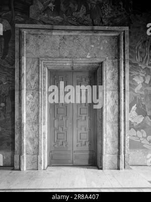 Actuel 14-1950: Bâtiment de représentation moderne de la Norvège. Hôtel de ville à Oslo.photo: Sverre A. Børretzen / Aktuell / NTB ***photo non traitée*** Banque D'Images