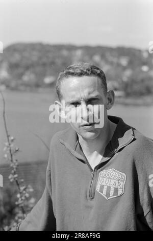 Réel 24-9-1960: Il court à Rome Arne Hammarsland a été l'entraînement avant les Jeux d'été! Photo: Sverre A. Børretzen / Aktuell / NTB ***PHOTO NON TRAITÉE*** Banque D'Images