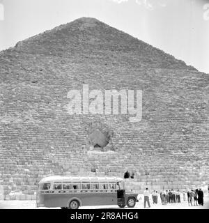 Courant 2-4-1960: Courte rencontre avec l'Égypte l'Égypte de Nasser est le pays de contradictions étourdissantes, et beaucoup plus que des pyramides et des chameaux. Photo: Asmund Rørslett / Aktuell / NTB ***PHOTO NON TRAITÉE Banque D'Images