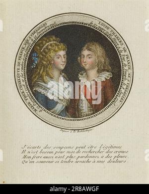 Maria Theresa Charlotte de France, Louis Charles de France 1810 par Unidentified Banque D'Images