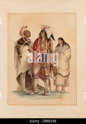 Les Indiens d'Amérique du Nord--non 1 [] par George Catlin, né Wilkes-barre, PA 1796-mort Jersey City, NJ 1872 Banque D'Images