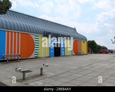 Lowestoft, Suffolk - 19 juin 2023 : pavillon East point. Banque D'Images