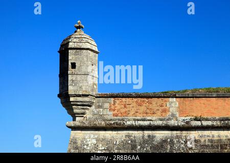 La Stronghold de Brouage. Fortifications. Hiers-Brouage, Charente Maritime, France. Banque D'Images