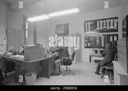 Effectif 29 - 4 - 1974: Une nuit dans la prison du district de prison d'Oslo, quartier B, est la plus grande prison de Norvège. Le métier à tisser est écrasant derrière les murs hauts. L'isolement est presque total. Il s'agit d'un processus difficile pour s'habituer à cet environnement. Photo: Sverre A. Børretzen / Aktuell / NTB ***PHOTO NON TRAITÉE*** Banque D'Images