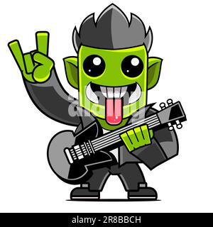 logo de la mascotte du crâne avec corne. pour le sport, le jeu. vecteur du logo e-sports Illustration de Vecteur