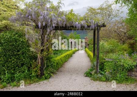 Hôtel du château de Ruthin (Castell Rhuthun) dans la ville de Ruthin dans la vallée de Clwyd, au nord du pays de Galles. Banque D'Images