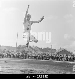 Courant 36-3-1960 : Imaginez si nous avons gagné l'or la Norvège envoie une grande équipe aux Jeux Olympiques de Rome. Les médailles n'ont jamais été aussi élevées. Nous n'osons pas le croire, mais imaginez si nous avons gagné l'or... Photo: Aage Storløkken / Aktuell / NTB ***PHOTO NON TRAITÉE*** Banque D'Images