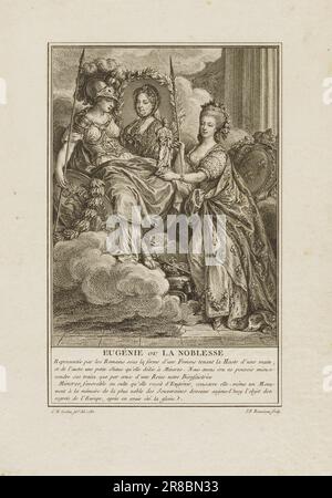 Eugenie ou la noblesse n.d. par Jean François Rousseau, français, né ca. 1740 Banque D'Images