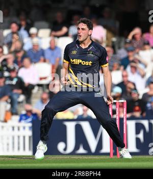 Ovale, Angleterre. 26 mai 2023. Peter Hatzoglou de Glamorgan pendant le match de Blast Vitality entre Surrey et Glamorgan. Crédit : Nigel Bramley/Alay Live News Banque D'Images