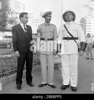 Courant 2-4-1960: Courte rencontre avec l'Égypte l'Égypte de Nasser est le pays de contradictions étourdissantes, et beaucoup plus que des pyramides et des chameaux. Photo: Asmund Rørslett / Aktuell / NTB ***PHOTO NON TRAITÉE Banque D'Images