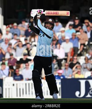 Ovale, Angleterre. 26 mai 2023. Sunil Narine de Surrey pendant le match de Blast Vitality entre Surrey et Glamorgan. Crédit : Nigel Bramley/Alay Live News Banque D'Images