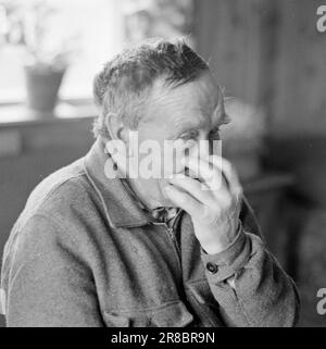 Courant 18-7-1960: Strømbu-Kara six anciens bacheliers ont une pension à Sollia et le rendent si confortable pour les invités qu'ils reviennent vingt ans de suite. Photo: Aage Storløkken / Aktuell / NTB ***PHOTO NON TRAITÉE*** Banque D'Images