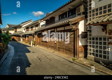 Scène de rue à Kurashiki, Okayama, Japon Banque D'Images