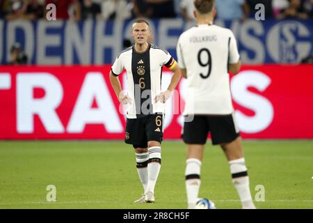 GELSENKIRCHEN - 20/06/2023, Josué Kimmich d'Allemagne lors du match interland entre l'Allemagne et la Colombie à l'arène Veltins sur 20 juin 2023 à Gelsenkirchen, en Allemagne. AP | hauteur néerlandaise | BART STOUTJESDYK Banque D'Images
