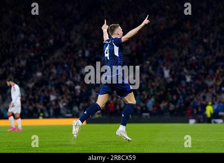 Fanion Officiel Écosse Vs France - Match De Football Hampden 2000 - Collection