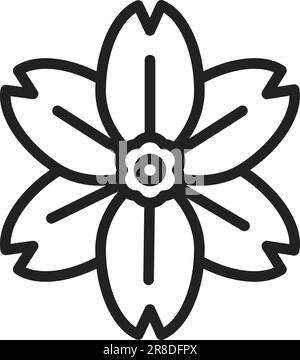 Alpine Forget Me Not Icon image. Illustration de Vecteur