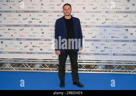 Rome, Italie. 20th juin 2023. Luca Marinelli assiste à l'événement de tapis blu de Natri d'Argento 2023 au Musée MAXXI. Crédit : SOPA Images Limited/Alamy Live News Banque D'Images