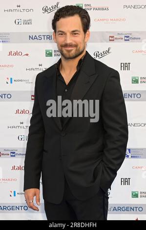 Rome, Italie. 20th juin 2023. Giacomo Gianniotti participe à l'événement de tapis blu Natri d'Argento 2023 au Musée MAXXI. Crédit : SOPA Images Limited/Alamy Live News Banque D'Images