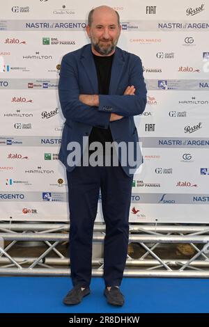 Rome, Italie. 20th juin 2023. Antonio Albanese assiste à l'événement de tapis blu Natri d'Argento 2023 au Musée MAXXI. Crédit : SOPA Images Limited/Alamy Live News Banque D'Images