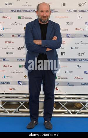 Rome, Italie. 20th juin 2023. Antonio Albanese assiste à l'événement de tapis blu Natri d'Argento 2023 au Musée MAXXI. (Photo de Mario Cartelli/SOPA Images/Sipa USA) crédit: SIPA USA/Alay Live News Banque D'Images