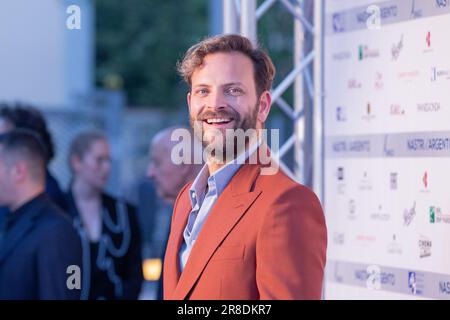 20 juin 2023, Rome, Italie: Alessandro Borghi assiste au tapis rouge Natri d'Argento 2023 au MAXXI à Rome (Credit image: © Matteo Nardone/Pacific Press via ZUMA Press Wire) USAGE ÉDITORIAL SEULEMENT! Non destiné À un usage commercial ! Banque D'Images