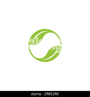 ECO logo symbole Vector simple Illustration de Vecteur