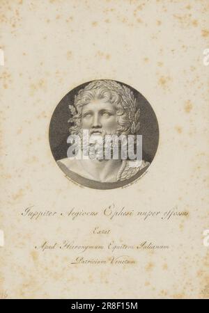 Jupiter Aegiocus... N.d. par Raphael Morghen, italien, né Naples, Italie 1758-mort Florence, Italie 1833 Banque D'Images