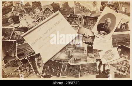 Frontispice de l'album centraméricain de Muybridge 1877 par Eadlaund Muybridge, né Kingston-upon-Thames, Angleterre 1830-mort Kingston-upon-Thames, Angleterre 1904 Banque D'Images