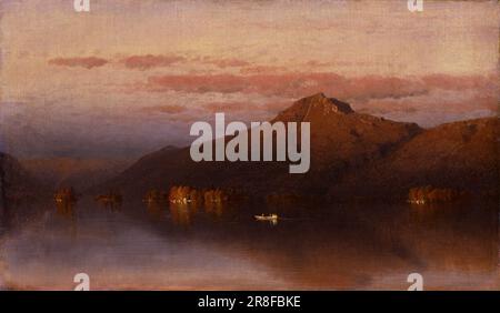 Whiteface Mountain du lac Placid 1866 par Sanford Robinson Gifford, né Greenfield, NY 1823-mort New York City 1880 Banque D'Images