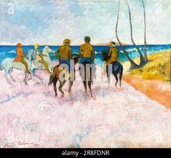 Paul Gauguin, Riders on the Beach, peinture à l'huile sur toile, 1902 Banque D'Images
