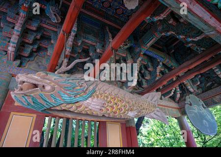 Gyeongju, Corée du Sud - 2 juin 2023 : le temple de Bulguksa est un temple bouddhiste à Gyeongju, Corée du Sud. Banque D'Images