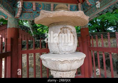 Gyeongju, Corée du Sud - 2 juin 2023 : le temple de Bulguksa est un temple bouddhiste à Gyeongju, Corée du Sud. Banque D'Images