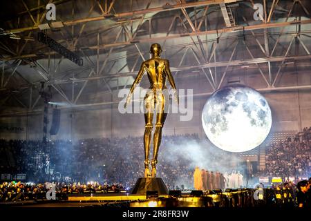 Oslo, Norvège. 20th juin 2023. Le chanteur, auteur-compositeur et artiste d'enregistrement canadien The Weeknd donne un concert à la Telenor Arena d'Oslo. (Crédit photo: Gonzales photo/Terje Dokken). Banque D'Images