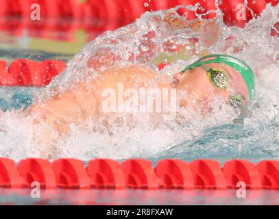 MARCHAND Léon des DAUPHINS TOULOUSE OEC chaleur 200 M libre hommes pendant les Championnats de natation d'élite française sur 12 juin 2023 à Rennes, France - photo Laurent Lairys / DPPI Banque D'Images