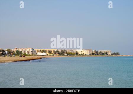 Playa les Marines, Denia, province d'Alicante, Costa Blanca, Espagne Banque D'Images