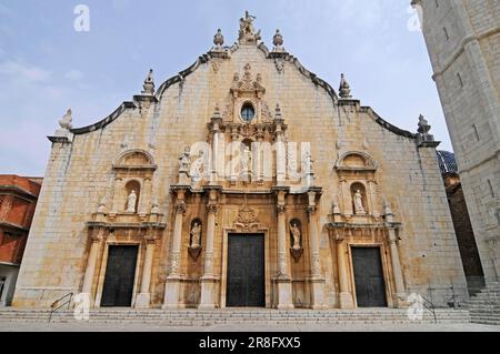 Iglesia Parroquial de San Juan Bautista, Alcala de Xivert, province de Valence, Espagne Banque D'Images