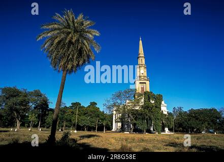 St. L'église d'Andrew construite en 1821 à Chennai, Tamil Nadu, Inde, Asie. Architecture néo-classique Banque D'Images