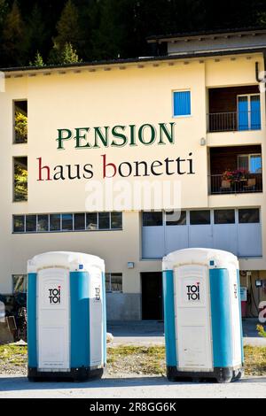 Pension Haus Bonetti, Andermatt, Canton d'Uri, Suisse Banque D'Images