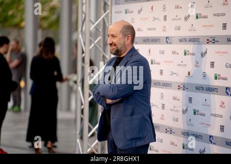 ROME, ITALIE - JUIN 20: Antonio Albanese assiste au 77th Natri d'Argento 2023 - Cinéma au MAXXI on 20 juin 2023 à Rome, Italie (photo de Luca Carlino/NurPhoto) Banque D'Images