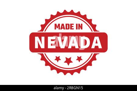 Dans Nevada Rubber Stamp Illustration de Vecteur