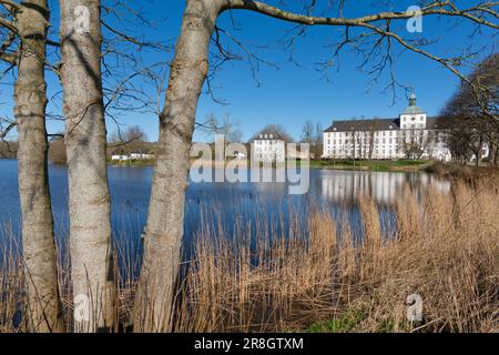 16th siècle Château Gottorf, ancienne résidence du duc de Gottorf, aujourd'hui musée, Schleswig, Schleswig-Holstein, Allemagne du Nord, Europe Banque D'Images