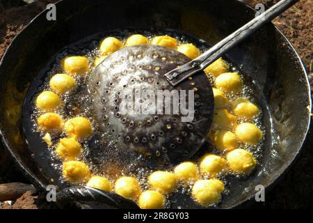 Local Food, Malliguda Village, Orissa, Inde Banque D'Images