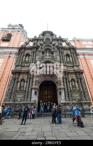 Perù. Lima. Iglesia de la Merced Banque D'Images