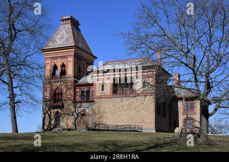 Maison Olana de l'église Frederic Edwin à Hudson, État de New York, États-Unis Banque D'Images