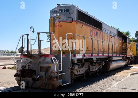 Barstow, Californie, États-Unis. 20th juin 2018. Union Pacific Locomotive 9950, diesel électrique, construit en 1980 (Credit image: © Ian L. Sitren/ZUMA Press Wire) USAGE ÉDITORIAL SEULEMENT! Non destiné À un usage commercial ! Banque D'Images